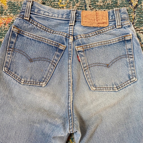 š«SOLDš«Vintage Leviās 501 high waisted 24 - Picture 4 of 4